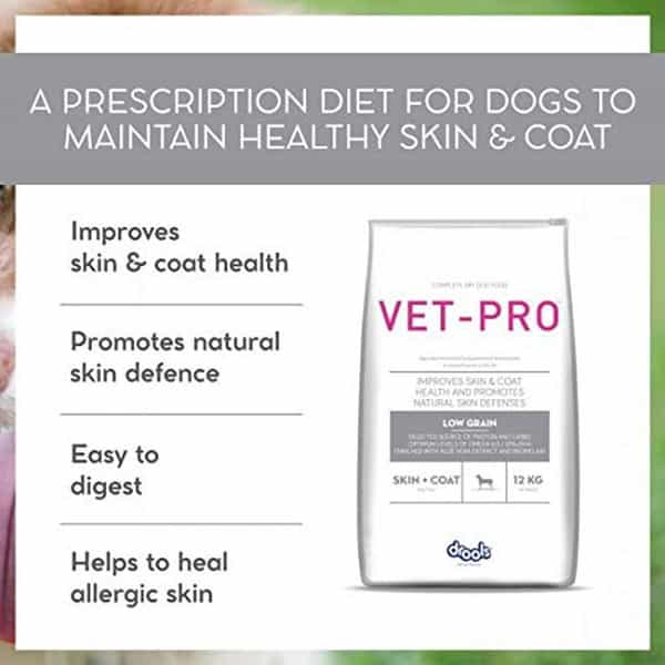 Vet Pro Skin Coat Dry Adult Dog Food For Healthy Skin & Coat | Fish Flavor | 3 Kg