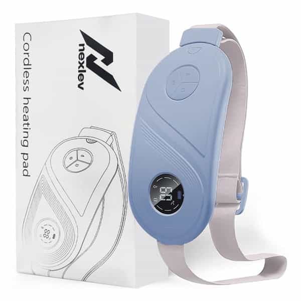 Nexlev Cordless Electric Heating Pad Blue Cm-01