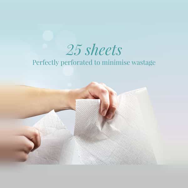 Origami Extra Thick Reusable Kitchen Towels 23 Cm X 25 Cm - 1 Ply - 25 Sheets