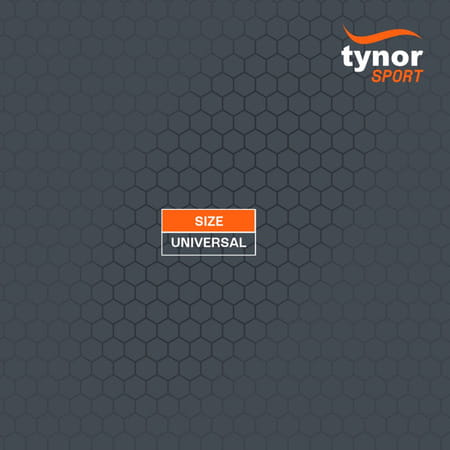 Tynor Wristband | Black & Orange | Universal | 1 Unit