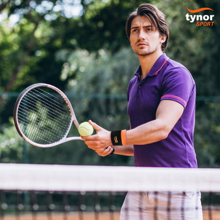 Tynor Wristband | Black & Orange | Universal | 1 Unit