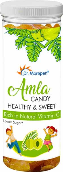 Dr. Morepen Amla Candy | For Kids | Rich In Vitamin C | Healthy & Chatpata | Bottle | 200 Gm