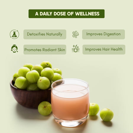 Rasayanam Pure Amla Juice For Healthy Hair & Skin | 2x Vitamin C | Made With Francis Amla | 750ml