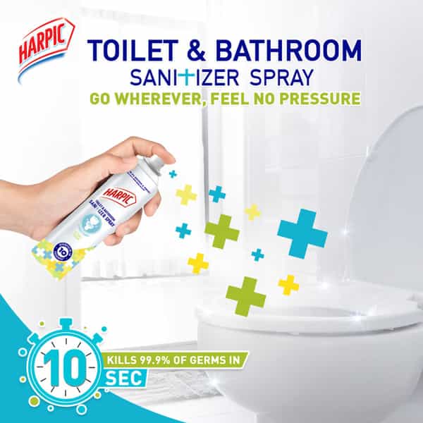 Harpic Toilet And Bathroom Sanitizer Spray - 50Ml