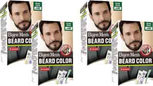 Bigen Men's Beard Color Brown Black B102 40g (pack Of 4)