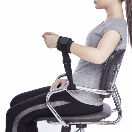 Vissco Patient Restrainer Strap | Ensures Safety By Locking Harmful Movements (Black) - Universal