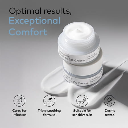 The Face Shop Alltimate Hyaluronic Squalane 1% Cream Korean Day & Night Hydrating Moisturizer - 50ml