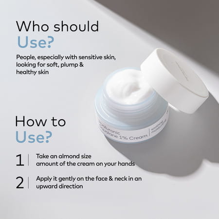 The Face Shop Alltimate Hyaluronic Squalane 1% Cream Korean Day & Night Hydrating Moisturizer - 50ml