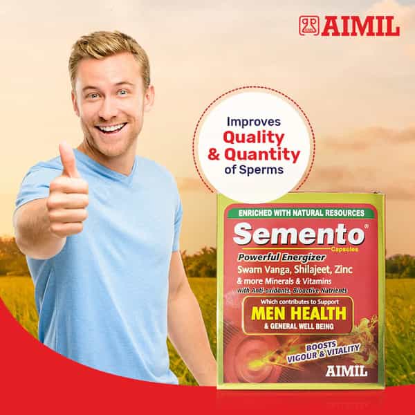 Aimil Semento Capsule 20S | Support Men Health & General Well Being