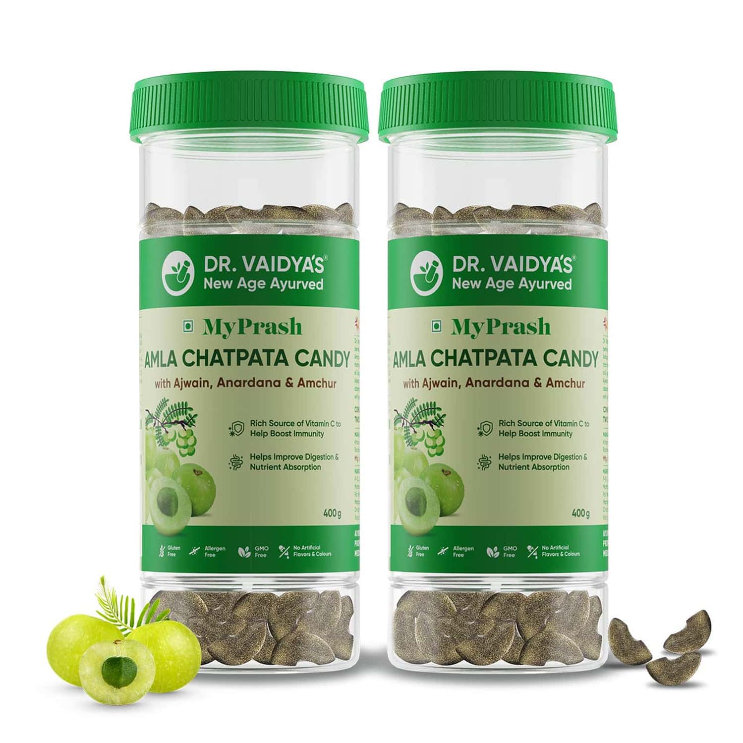 Dr. Vaidya'S Myprash Amla Chatpata Candy Pack Of 2