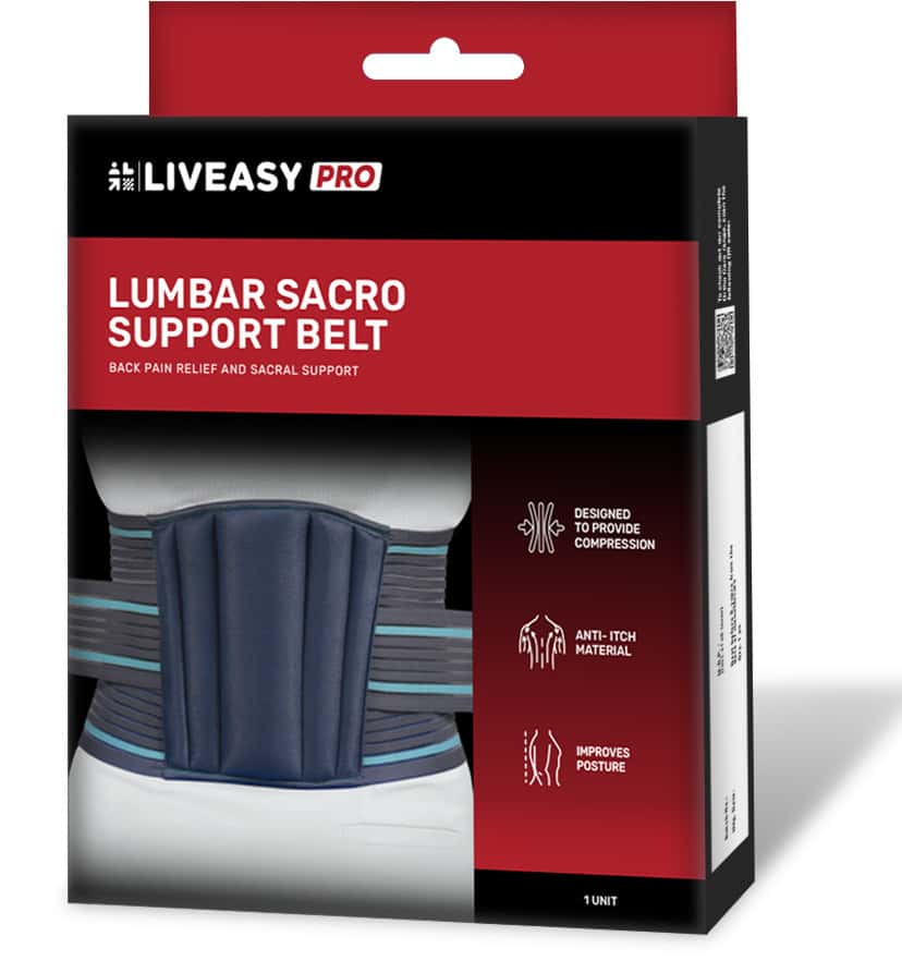 Liveasy Pro Ortho Care Lumbar Sacro Support Belt - S