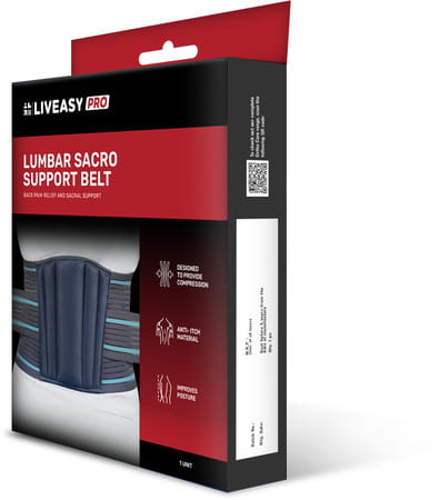 Liveasy Pro Ortho Care Lumbar Sacro Support Belt - S