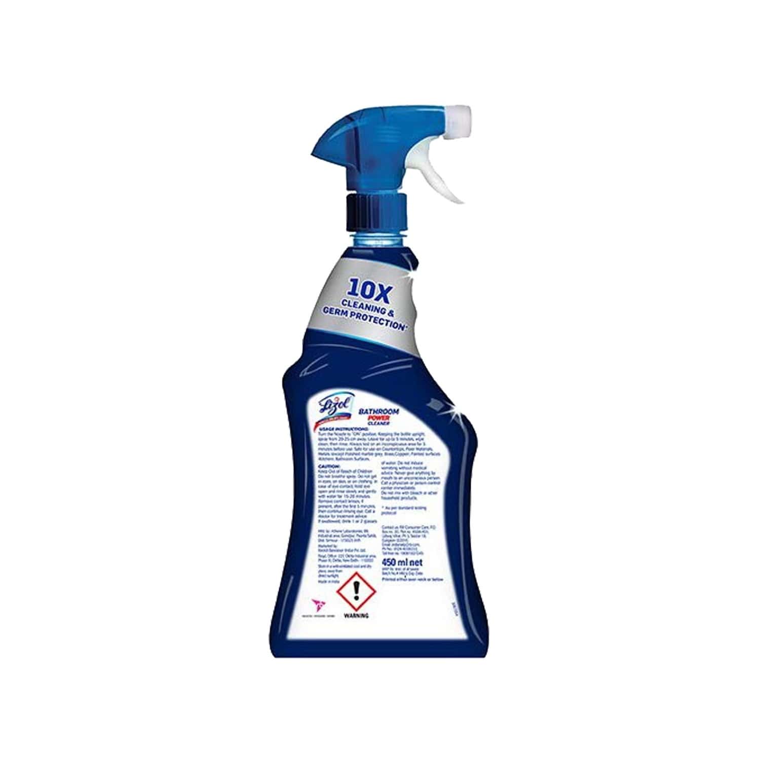 Buy LIZOL DISINFECTANT BATHROOM CLEANER LIQUID BOTTLE OF 450 ML Online & Get Upto 60 OFF at