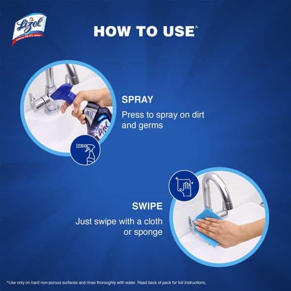 Lizol Disinfectant Bathroom Cleaner Liquid Bottle Of 450 Ml