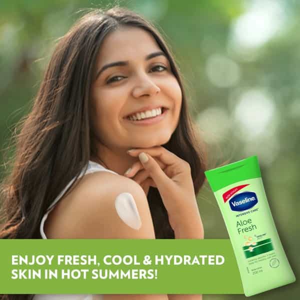 Vaseline Intensive Care Aloe Fresh Body Lotion 200 Ml