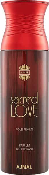 Ajmal Vision Him & Sacred Love Deodorant Spray Gift For Men & Women (200 Ml Pack Of 2)