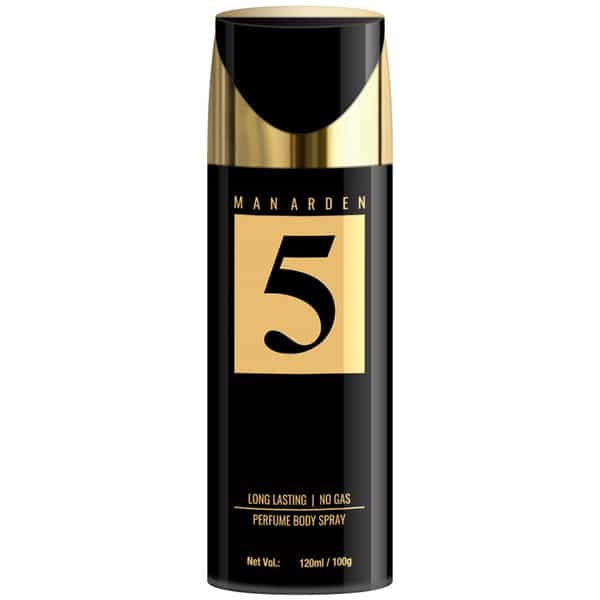 Man Arden #5 Deodorant | No Gas Deo For Men | Long Lasting Ultra Luxury Perfume Body Spray | 120Ml
