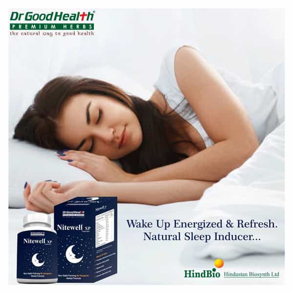 Dr Goodhealth Nitewell Xp Helps Improve Sleep Quality Non Habit Forming Pack Of 2 60 Capsules