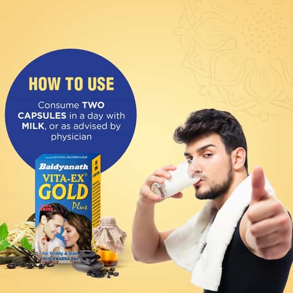 Baidyanath Asli Ayurved Vita-Ex Gold Plus - 20 Capsules