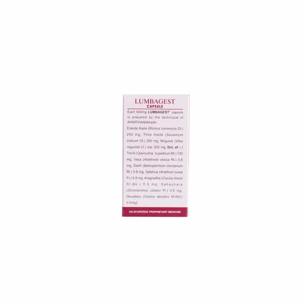 Kerala Ayurveda Lumbagest Capsule 100 Nos