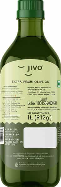 Jivo Extra Virgin Olive Oil For Cooking Dressing And Baking (Pack Of -1L)