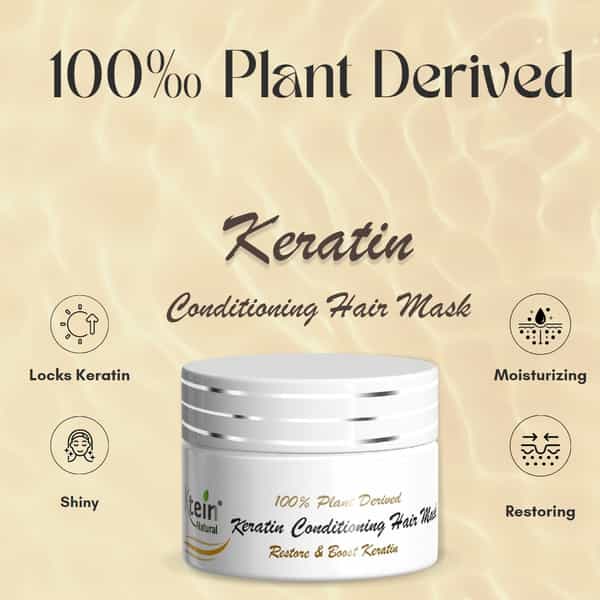 Ktein Natural 100% Plant Derived Keratin Conditioning Hair Mask (100Ml)