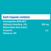 Fast&Up Ashwagandha(Ksm-66)-Natural Vitality Booster-Usda Organic Certified -60 Veg Capsules