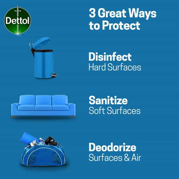 Dettol Hygiene Kit (Clinical Strength Sanitizer Disinfectant Wipes & Disinfection Spray)