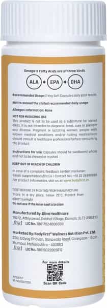 Bodyfirst Vegan Omega 3-6-9