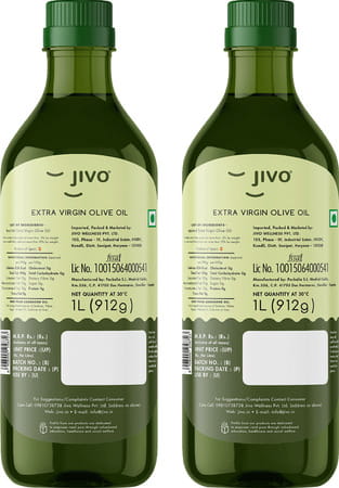 Jivo Extra Virgin Olive Oil For Cooking Dressing And Baking (Pack Of -2l)