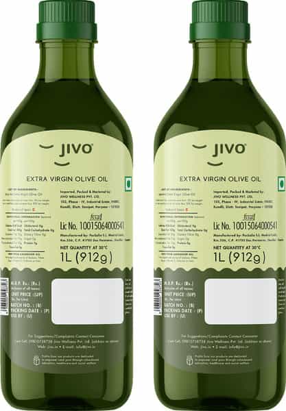Jivo Extra Virgin Olive Oil For Cooking Dressing And Baking (Pack Of -2L)