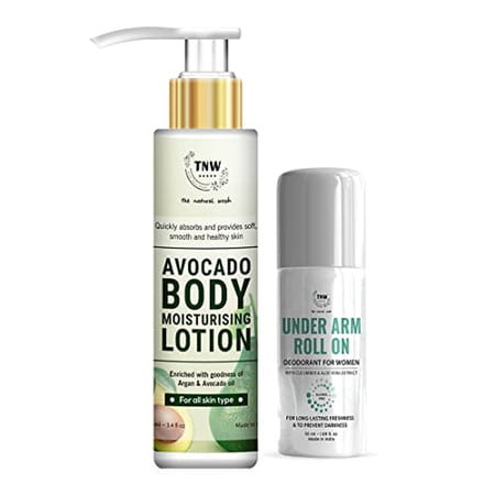 Tnw-The Natural Wash Under Arm Roll On & Avocado Body Lotion With Natural Ingredients