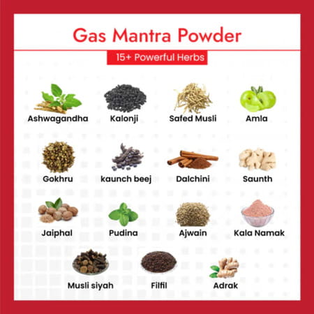 Cipzer Gas Mantra Powder | Prevents Gas & Relieves Acid Reflux | 100 G (Pack Of 1)