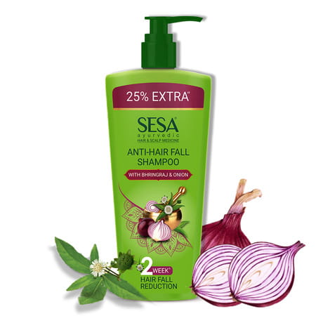 Sesa Ayurvedic Anti Hairfall Shampoo Reduces Hairfall Made With Ayurvedic Herbs Paraben Free 500 Ml
