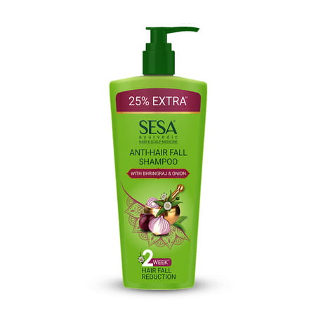 Sesa Ayurvedic Anti Hairfall Shampoo Reduces Hairfall Made With Ayurvedic Herbs Paraben Free 500 Ml