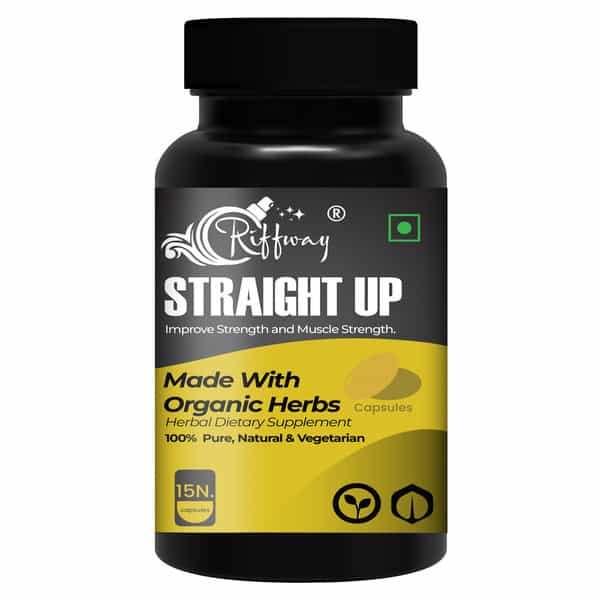 Straight Up Health Wellness Power Capsule For Men Helps Maintain Energy 100% Ayurvedic (15 Capsules)