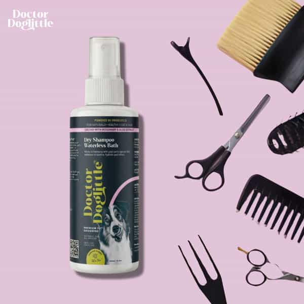 Doctor Doglittle Probiotic Dog Dry Shampoo Spray (100 Ml)