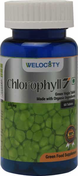 Welocity Booster's Chlorophyll 7-Green Super Food A Detoxifier Body Alkalizing