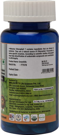 Welocity Booster'S Chlorophyll 7-Green Super Food A Detoxifier Body Alkalizing