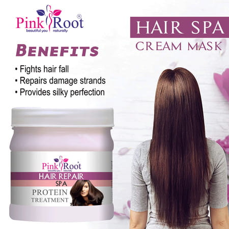 Pink Root Hair Repair Spa Mask Protein Treatment 500gm