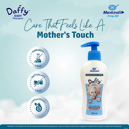 Daffy Ph 5.5 Bottle Of 200Ml Baby Shampoo