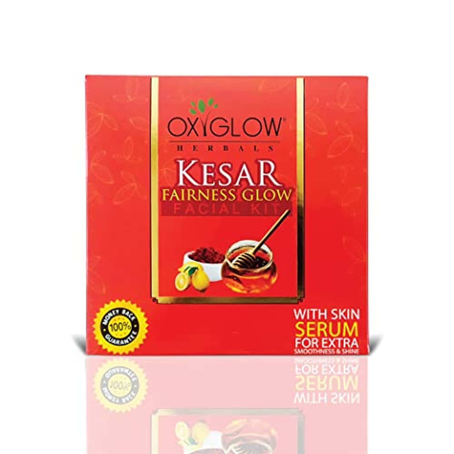 Oxyglow Herbals Kesar Fairness Glow Facial Kit 165 Gram