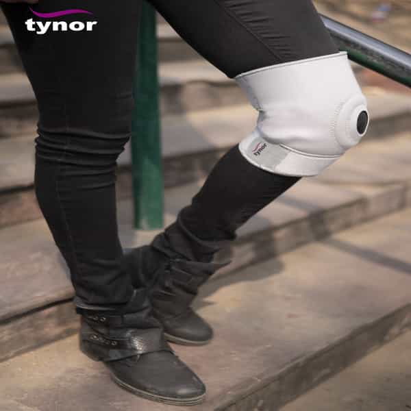 Tynor Knee Wrap (Neoprene) Grey Universal Size 1 Unit
