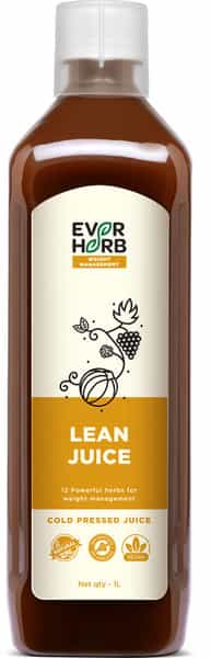 Everherb (By Pharmeasy) Lean Juice - Blend Of 12 Powerful Natural Herbs - 1 Litre