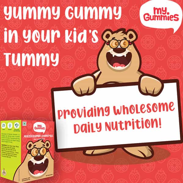 Bodyfirst My Gummies - Multivitamin & Minerals Gummies For Kids Lemon & Strawberry 30 Gummies