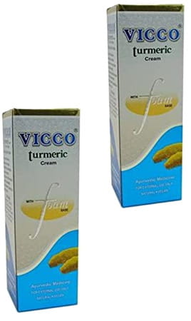 Vicco Turmeric With Foam Base Cream 70 Gm