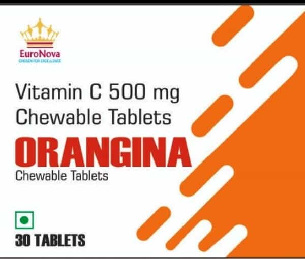 Orangina Vitamin C 500Mg Chewable Tablets - 30 Tablets