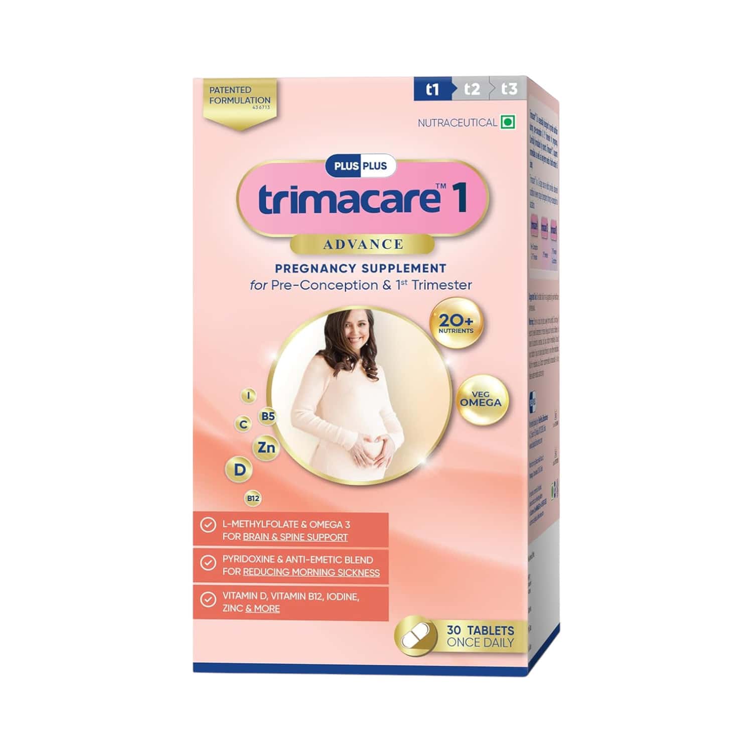 Trimacare 1 Vegetarian Tablet - 30 Tablets