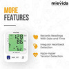 Mievida Mi Heart 101 Blood Pressure Monitor With Smart 3 Colored Display Usb Cable & Voice Feature