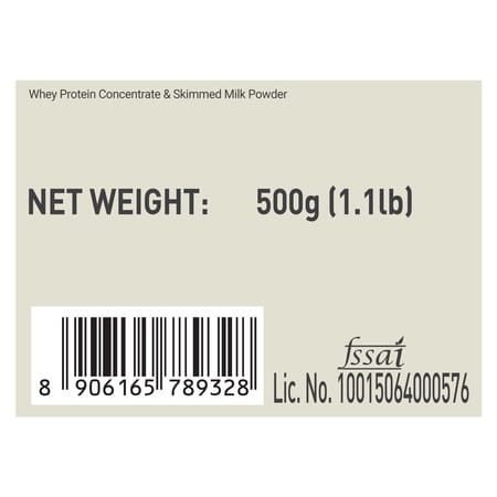Fuel One Whey Protein Powder (Unflavoured | 500g / 2lbs) | | 24g Protein Per Scoop